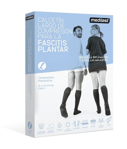 Calcetines largos fascitis plantar medilast