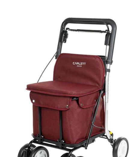 Carro de compra con asiento carlett  comfort