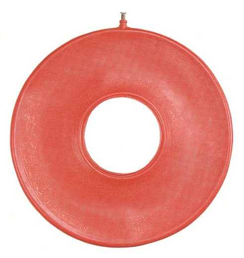 Cojín circular de goma inflable, 46 cm.