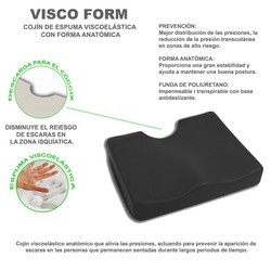 Cojín viscoelástico forma anatómica viscoform