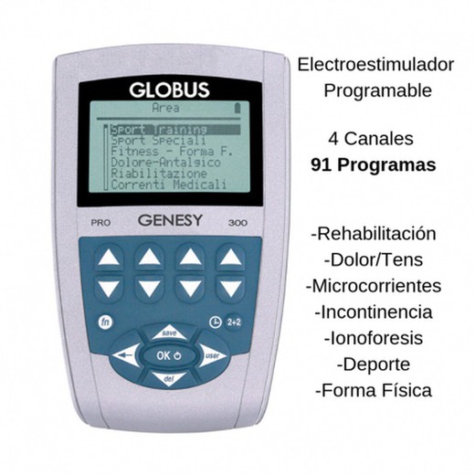 Electroestimulador globus genesy 300 pro