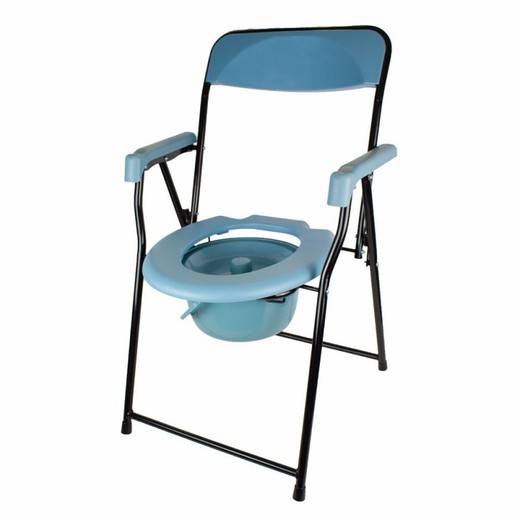 Silla con WC inodoro Plegable,Timón