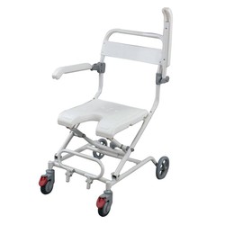 Silla de ducha, de aluminio, Plegable u360