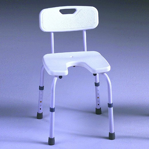 Silla "samba" con asiento en forma de U