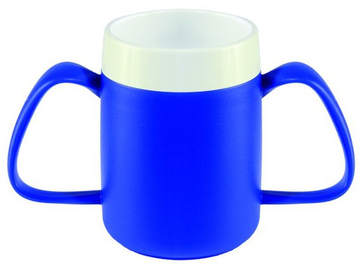 Taza con fondo cónico ergo - azul