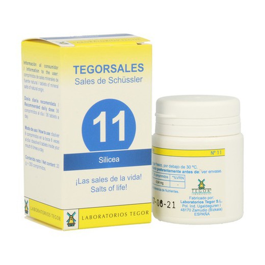 Tegorsal 11 sales de schüssler, silicea - dióxido de silicio