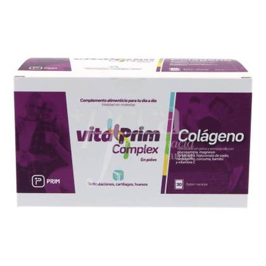 Vitalprim complex colageno 30 sobres sabor naranja