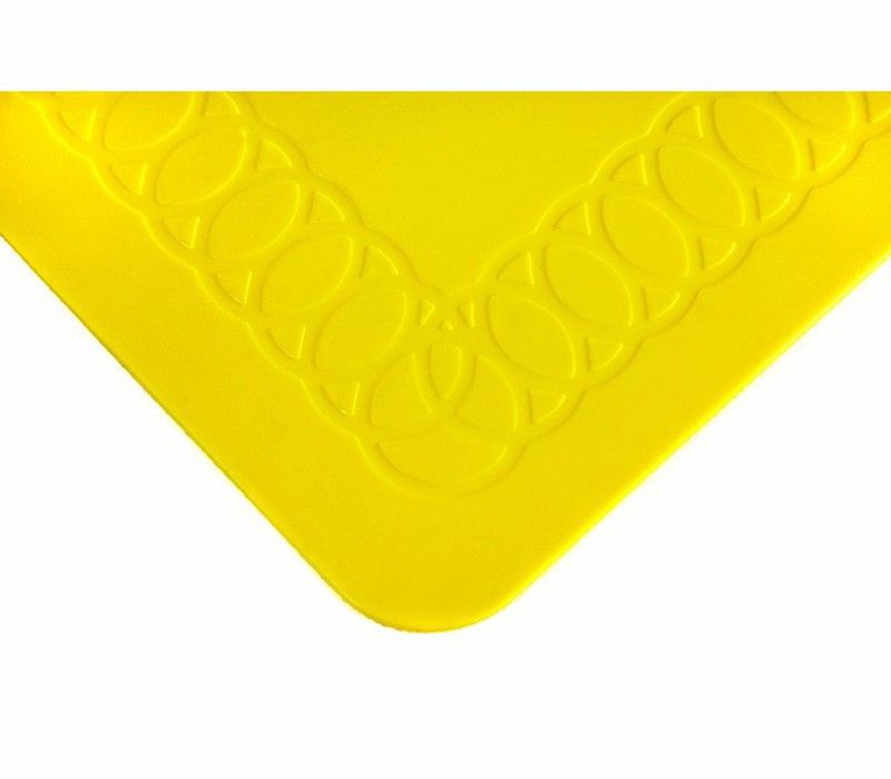 Alfombrilla anti-deslizante rectangular able2 amarillo l 35,5 x b 25,5 cm