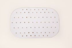 Alfombrilla de baño pequeña anti-patinazos 54 x 35 cm, lima