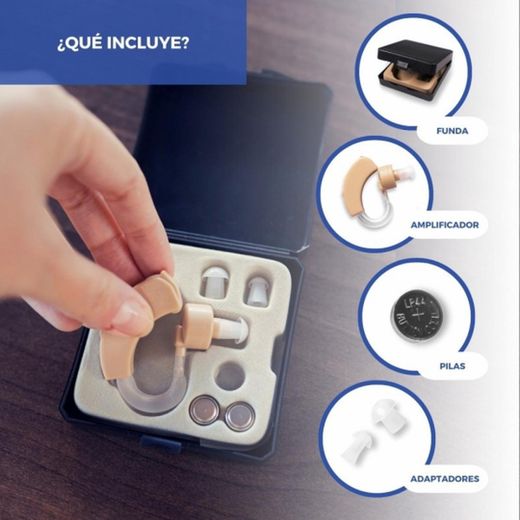 Amplificador de sonido 5 niveles de volumen, Adaptable, EarPlus 2