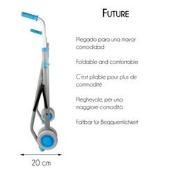 Andador, caminador Future, de dos ruedas, de aluminio