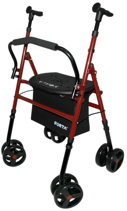 Andador De 4 Ruedas Koala plegable y regulable en altura