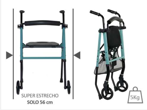 Andador de aluminio ZEN ROLLER