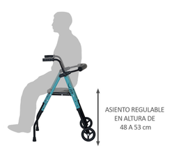 Andador de aluminio ZEN ROLLER