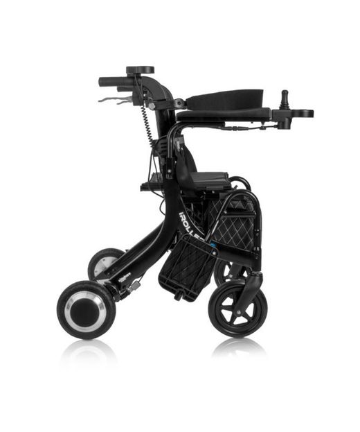 Andador, caminador  eléctrico, y silla de ruedas eléctrica todo en uno  iroller