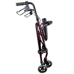 Andador Plegable , Aluminio con Frenos en manetas , Asiento y respaldo Escorial