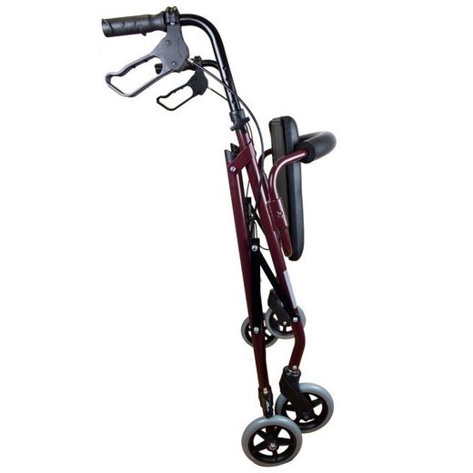 Andador Plegable , Aluminio con Frenos en manetas , Asiento y respaldo Escorial