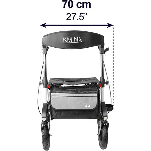 Andador, rolator todoterreno kmina ruedas neumàticas, kmina