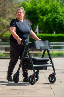 Andador, rollator bariátrico ultraresistente Elite XL