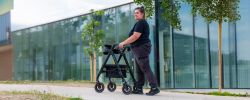 Andador, rollator bariátrico ultraresistente Elite XL