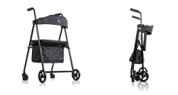 Andador, rollator bariátrico ultraresistente Elite XL