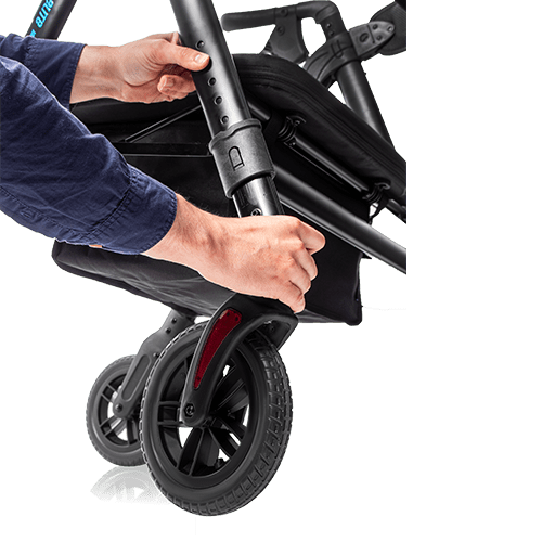 Andador, rollator bariátrico ultraresistente Elite XL