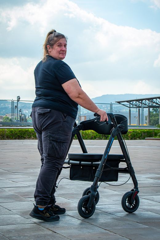 Andador, rollator bariátrico ultraresistente Elite XL