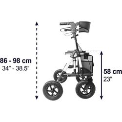 Andador, rollator, caminador todo terreno , Kmina
