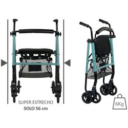 Rollator con frenos por manetas ZEN SLIM AD153