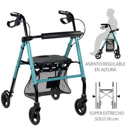 Rollator con frenos por manetas ZEN SLIM AD153