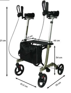 Andador rollator de soporte de antebrazos Neo Support