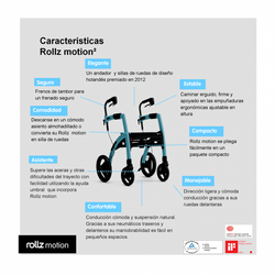 Andador, rollator y silla de ruedas Rollz Motion