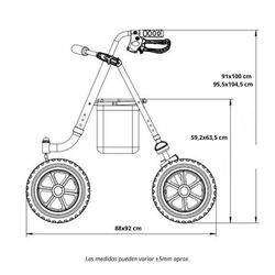 Andador TODOTERRENO OGI de Ruedas Grandes
