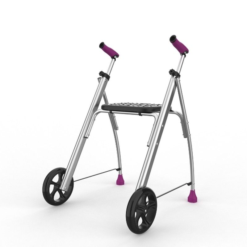 Andador Ultraligero de Aluminio Aeroespacial Amarillo