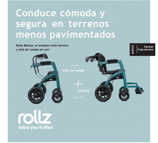 Andador y silla de ruedas Rollz Motion Performance