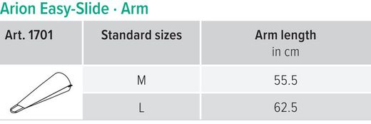 Arion easy-slide brazo