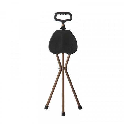 Baston con asiento tres patas