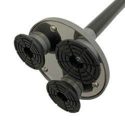 Bastón plegable con luz y base ancha