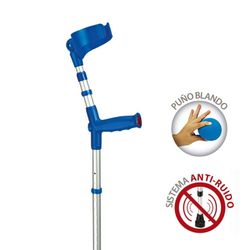 Baston puño blando, doble regulacion, abatible