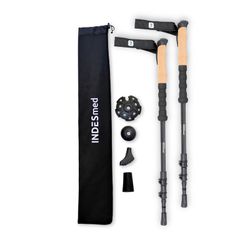 Bastón de trekking 100% de fibra de carbono.