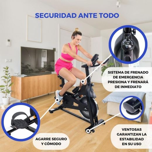 Bicicleta de spinning,ajustable Rehabilitate en casa