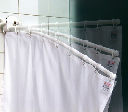 Brazo de ducha mobeli con cortina