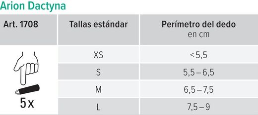 Calzador para guantes de compresión Arion Dactyna
