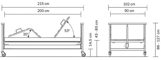 Cama electronica ARIES en PACK OFERTA con colchon POLYPLOT , PACK 10