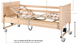 Cama en Pack TEIDE de TECNIMOEM + COLCHON DE PU