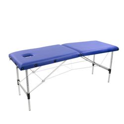 Camilla de masaje plegable de aluminio, con reposacabezas i portàtil