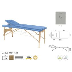 Camilla plegable y regulable profesional ecopostural c3209