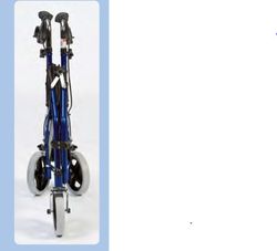 Caminador de 3 ruedas, delta de aluminio