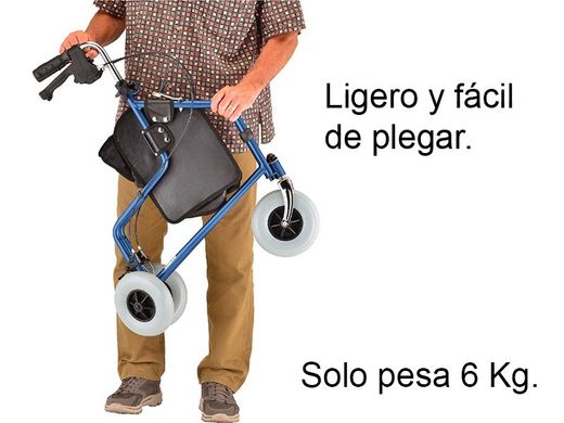 Caminador, andador extra maniobrable "delta