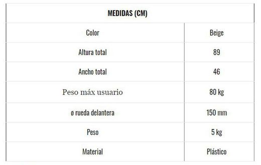 Carro de compra con asiento
